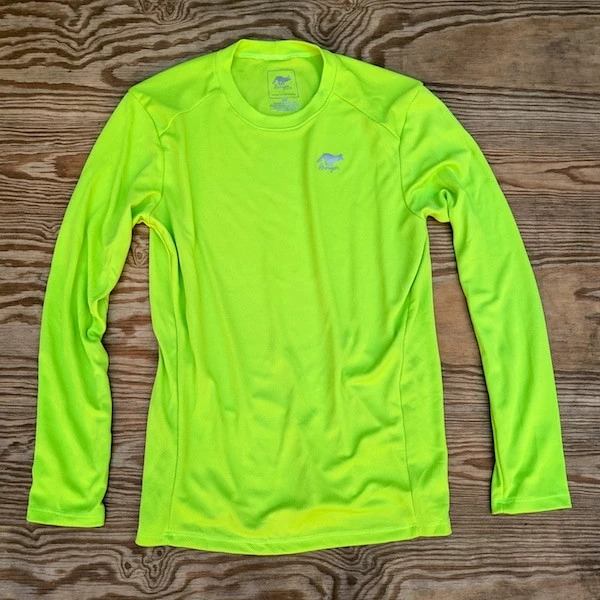 Runyon® Men's Lime Green Long Tech Trail Shirt ☆ Made In USA ☆ Runyon  Canyon Apparel