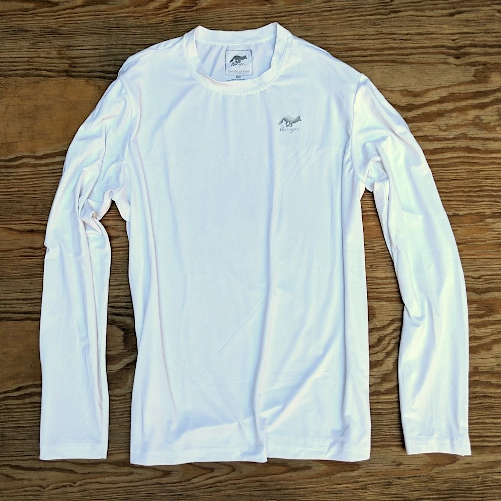 Runyon Men's White Long Training Shirt | Made in USA