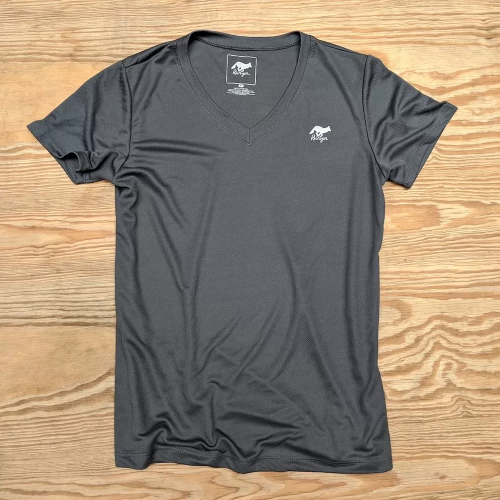Runyon Women's Graphite Tech Trail Shirt | Made in USA