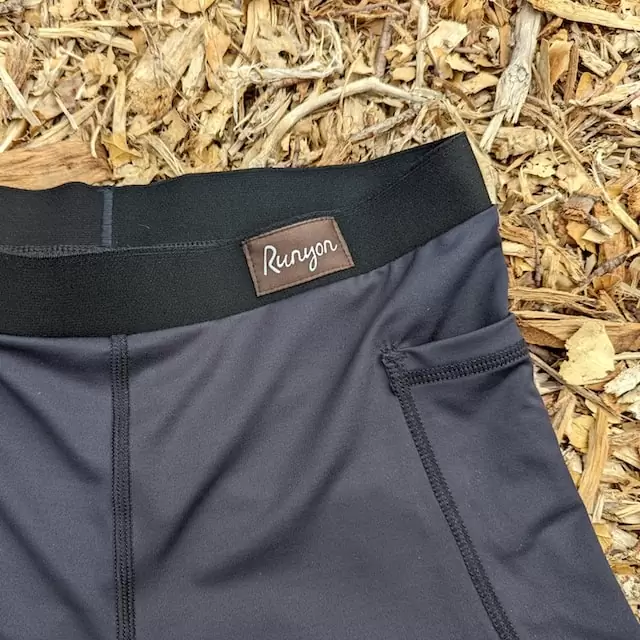 Runyon® SupraPlush Black Performance Brief Underwear Liner