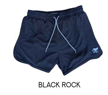 Runyon Retro Ranger 4" Black Performance Running Short American Made In USA