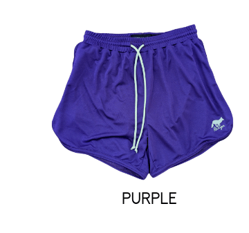 Runyon Retro Ranger 4" Purple Performance Running Short American Made In USA