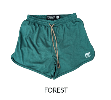 Runyon Men s Retro Ranger 4 Forest Green Running Short Runyon Canyon Apparel