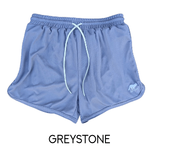 Runyon Retro Ranger 4" Greystone Performance Running Short American Made In USA