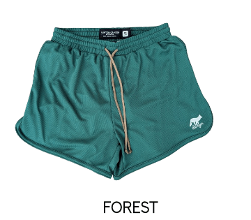 Runyon Retro Ranger 4" Forest Green Performance Running Short American Made In USA