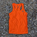 Runyon Women's Neon Orange Racerback Fitness Tank Top - Running, Workout, Gym Singlet - Made In The USA