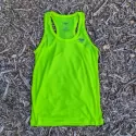 Runyon Women's Neon Yellow Racerback Fitness Tank Top - Running, Workout, Gym Singlet - Made In The USA