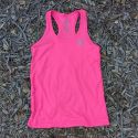 Runyon Women's Hot Pink Fitness Running Tank Top American Made In USA