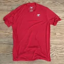 Runyon Canyon Apparel Mens Red Classic Trail Shirt great for Running, Hiking, Trail, Outdoor Fitness made in USA