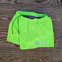 Runyon Unisex 3" Neon Yellow Performance Running Short Made In USA | Runyon Canyon Apparel