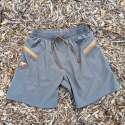 Runyon American Made In USA Steel Grey TrailStash 7" Shorts - Running, Hiking, Fitness- Outdoors