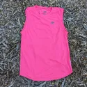 Runyon Men's Hot Pink Sleeveless Muscle Tee Performance Workout Tank Top American Made In USA