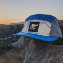 Runyon Sky Blue Topaz Rad Reflective Performance Camp Hat Made In USA - Trail Running Hiking Cap