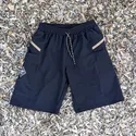 Runyon 9" TrailStash Gravel Cycling Short also great for Trail Running, Hiking, Fitness Outdoors Black American Made In USA