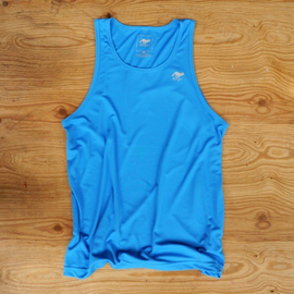 Runyon Canyon Apparel Mens Amazing Blue Yoga Singlet (Made In The USA)