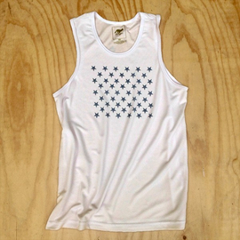 Runyon Canyon Apparel Mens Signature Striped Star Performance Shirt Made In USA