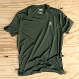 Runyon Canyon Apparel Mens Earthy Green Performance Trail Shirt Made In USA