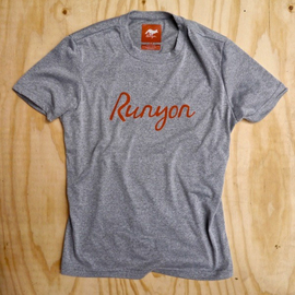 Runyon Canyon Apparel Mens Signature Logo Performance Fitness Shirt Made In USA