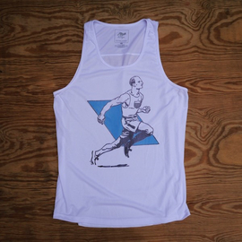 Runyon Canyon Apparel Mens Signature 1932 Olympic Running Man Fitness Tank