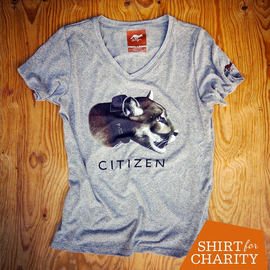 Runyon Canyon Apparel P-22 Citizen For Los Angeles Wildlife Charity Shirt