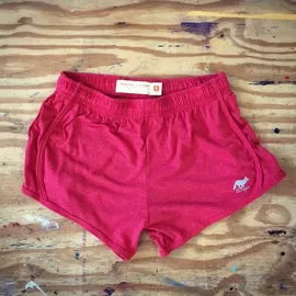 Runyon Canyon Apparel Womens Strawberry Haze Poly Cotton Fitness Shorts Made In USA