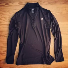 Runyon Canyon Apparel Womens Black Perfomance Zip Up Made In The USA