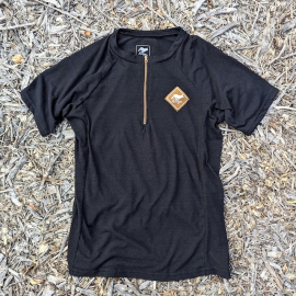 Runyon Men's American Made In USA Classic Cycling Jersey - Black
