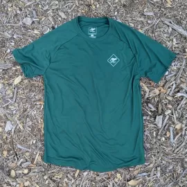 Runyon Canyon Apparel Men's Forest Green Workout Performance Shirt Made In USA