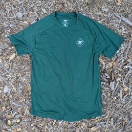 Runyon Canyon Apparel Men's Forest Green Workout Performance Shirt Made In USA