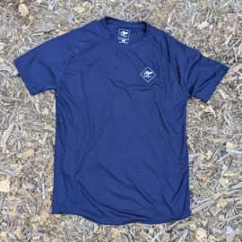 Runyon Canyon Apparel Mens Navy Blue Training Shirt Made In USA
