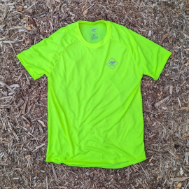 Runyon Canyon Apparel Mens Neon Yellow Workout Shirt, Running Shirt | Made In USA