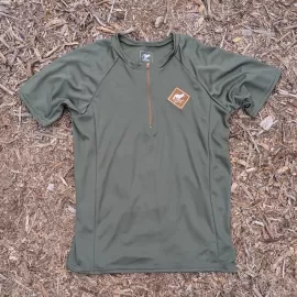 Runyon Men's Classic Cycling Jersey - Olive Green