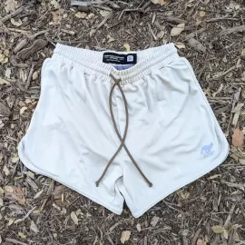 Runyon Sand Khaki Running Workout Short - Retro Ranger 4" Inch Workout Short American Made In USA