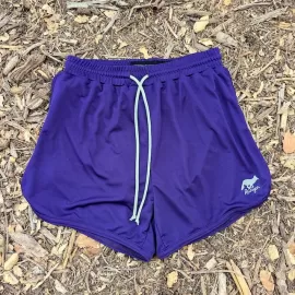 Runyon Purple Running Short - Retro Ranger 4" Inch Workout Short American Made In USA