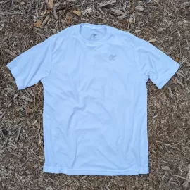 Runyon Mens White Training Shirt Performance Sportswear Made In USA
