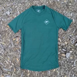 Runyon Canyon Apparel Unisex Forest Green Workout Shirt, Running Shirt | Made In USA
