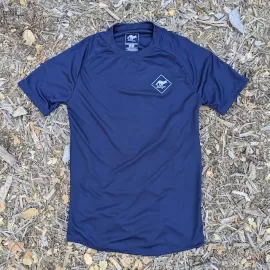 Runyon Canyon Apparel Unisex Navy Blue Workout Shirt, Running Shirt | Made In USA