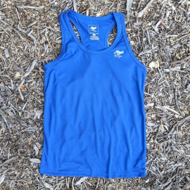 Runyon Women's Royal Blue Racerback Fitness Tank Top - Running, Workout, Gym Singlet - Made In The USA