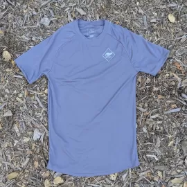Runyon Canyon Apparel Unisex Steel Grey Workout Shirt, Running Shirt | Made In USA