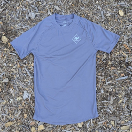 Runyon Canyon Apparel Unisex Steel Grey Workout Shirt, Running Shirt | Made In USA