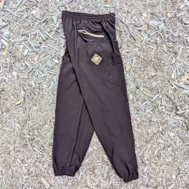 Runyon TrailStash Scrambler - Men's Dark Brown Hiking Jogger Pants American Made In USA.