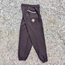Runyon TrailStash Scrambler - Men's Dark Brown Hiking Jogger Pants American Made In USA.