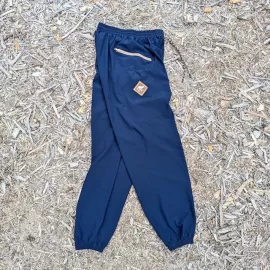Runyon TrailStash Scrambler - Unisex Navy Blue Hiking Jogger Pants American Made In USA.