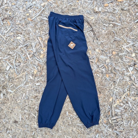 Runyon TrailStash Scrambler - Unisex Navy Blue Hiking Jogger Pants American Made In USA.