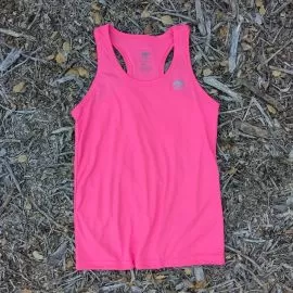 Runyon Men's Hot Pink Racerback Fitness Tank Top - Running, Workout, Gym Singlet - Made In The USA