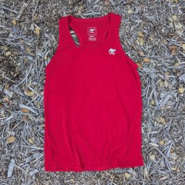 Runyon Men's Red Racerback Fitness Tank Top - Running, Workout, Gym Singlet - Made In The USA