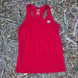 Runyon Women's Red Fitness Running Tank Top American Made In USA