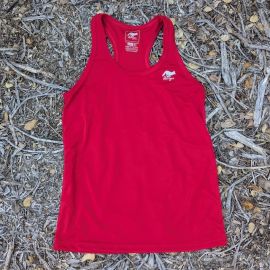 Runyon Women's Red Fitness Running Tank Top American Made In USA