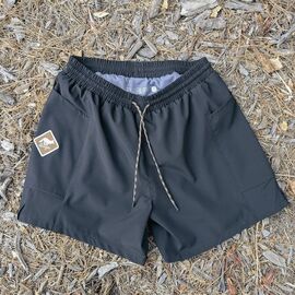 Runyon Scoutster Mens Black 5" Trail Running Hiking Outdoor Adventure Short American Made In USA