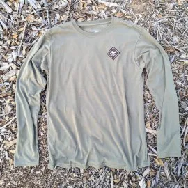 Runyon CozyTech Sierra Sage Long Sleeve Camp Shirt American Made In The USA
